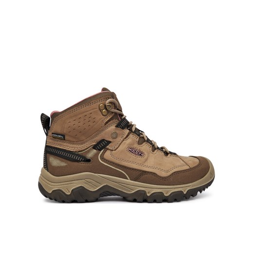 Trekkingi Keen Targhee IV Waterproof Hiking Boot 1028990 Brązowy ze sklepu eobuwie.pl w kategorii Buty trekkingowe damskie - zdjęcie 186100860
