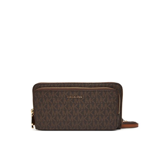 Torebka MICHAEL Michael Kors Jet Set 32F5GJ6C7B Brązowy ze sklepu eobuwie.pl w kategorii Listonoszki - zdjęcie 186100911