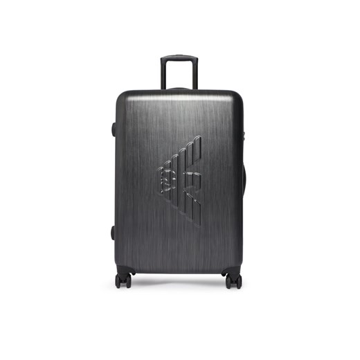Walizka duża Emporio Armani EM001931 AF15459 U8097 Szary ze sklepu eobuwie.pl w kategorii Walizki - zdjęcie 186100942