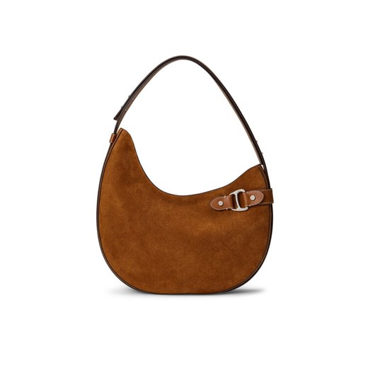 Torebka LAUREN RALPH LAUREN 431980157001 Brązowy ze sklepu eobuwie.pl w kategorii Listonoszki - zdjęcie 186100982