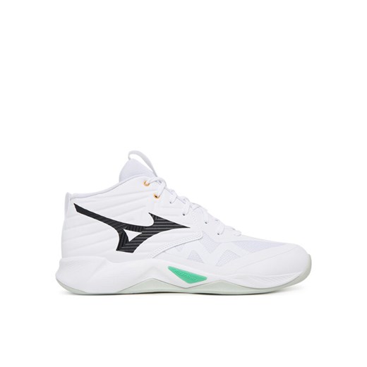 Buty halowe Mizuno Wave Momentum Pro Mid V1GA2545 Biały ze sklepu eobuwie.pl w kategorii Buty sportowe męskie - zdjęcie 186100984
