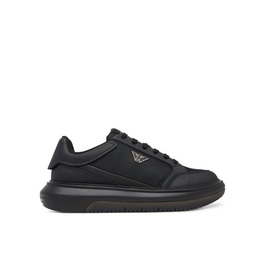 Sneakersy Emporio Armani EM003666 AF19532 MC105 Czarny ze sklepu eobuwie.pl w kategorii Buty sportowe męskie - zdjęcie 186101023