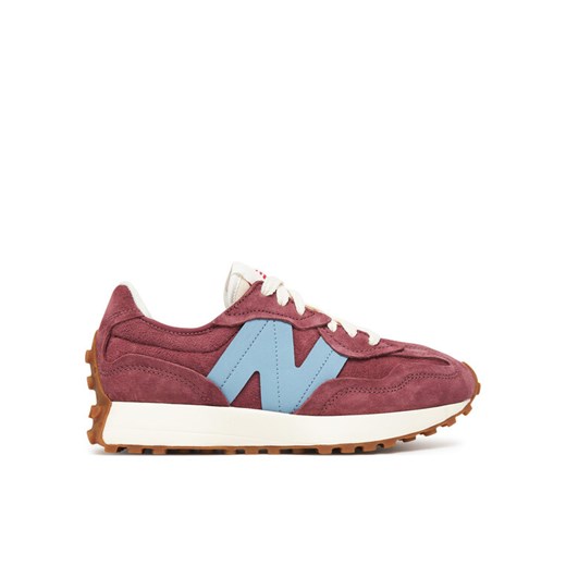 Sneakersy New Balance U327WSA Bordowy ze sklepu eobuwie.pl w kategorii Buty sportowe damskie - zdjęcie 186101073