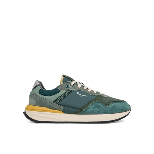 Sneakersy Pepe Jeans Buster Pro Main M PMS600009 Zielony ze sklepu eobuwie.pl w kategorii Buty sportowe męskie - zdjęcie 186101094