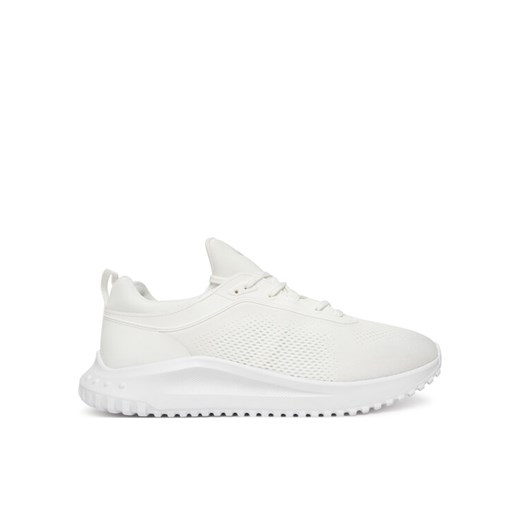 Sneakersy Calvin Klein Eva Runner Sock Mix YM0YM01386 Biały ze sklepu eobuwie.pl w kategorii Buty sportowe męskie - zdjęcie 186101223
