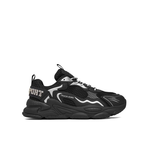 Sneakersy Plein Sport Track-King Mag FAES USC0843 STE003N Czarny ze sklepu eobuwie.pl w kategorii Buty sportowe męskie - zdjęcie 186101234