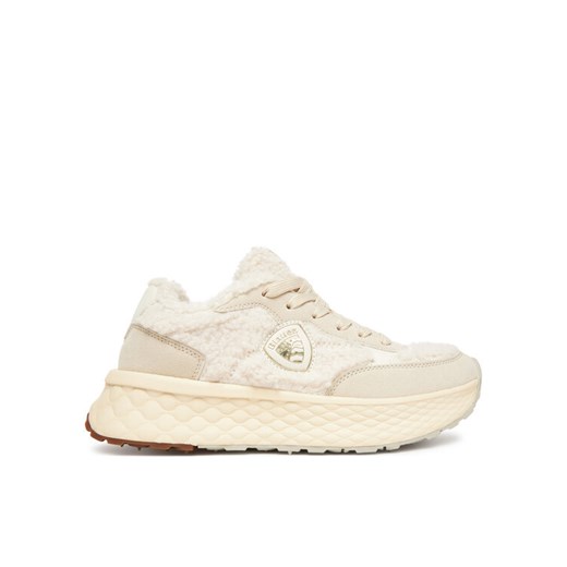 Sneakersy Blauer F5LYNN02/FUR Beżowy ze sklepu eobuwie.pl w kategorii Buty sportowe damskie - zdjęcie 186101310