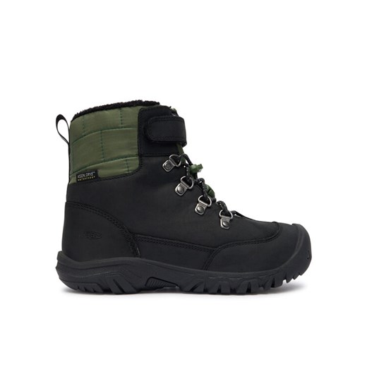 Śniegowce Keen Kanibou Waterproof 1031058 Czarny ze sklepu eobuwie.pl w kategorii Buty zimowe dziecięce - zdjęcie 186101493