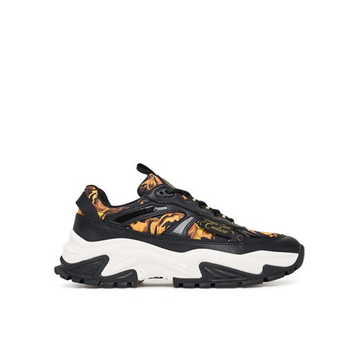 Sneakersy Versace Jeans Couture 79VA3SVG Czarny ze sklepu eobuwie.pl w kategorii Buty sportowe damskie - zdjęcie 186101503
