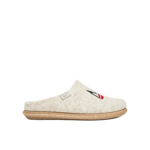 Kapcie Toni Pons Deli-Ef Écru ze sklepu eobuwie.pl w kategorii Kapcie damskie - zdjęcie 186101570