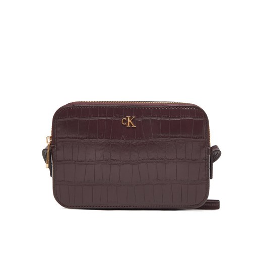 Torebka Calvin Klein LV04F3285G Bordowy ze sklepu eobuwie.pl w kategorii Listonoszki - zdjęcie 186101592