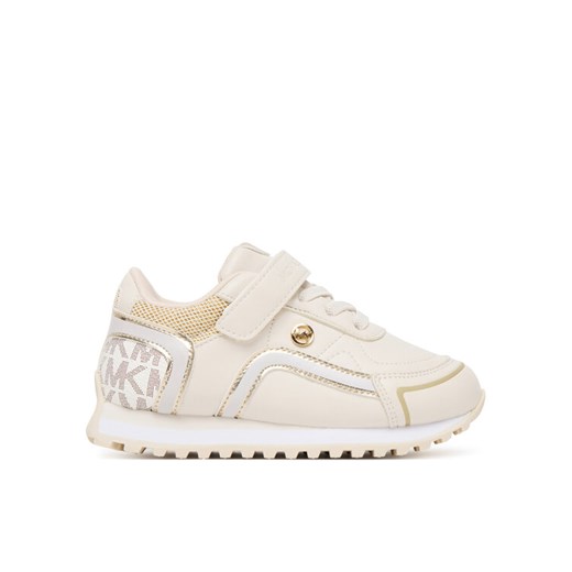 Sneakersy MICHAEL Michael Kors MK03003256 Écru ze sklepu eobuwie.pl w kategorii Buty sportowe dziecięce - zdjęcie 186101602