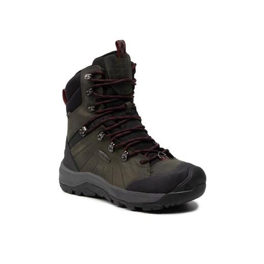 Trekkingi Keen Revel IV High Polar 1023621 Zielony ze sklepu eobuwie.pl w kategorii Buty trekkingowe męskie - zdjęcie 186101613