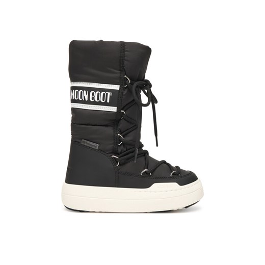 Śniegowce Moon Boot Jr Park Tube Lace wp 80D3440130 S Czarny ze sklepu eobuwie.pl w kategorii Buty zimowe dziecięce - zdjęcie 186101652