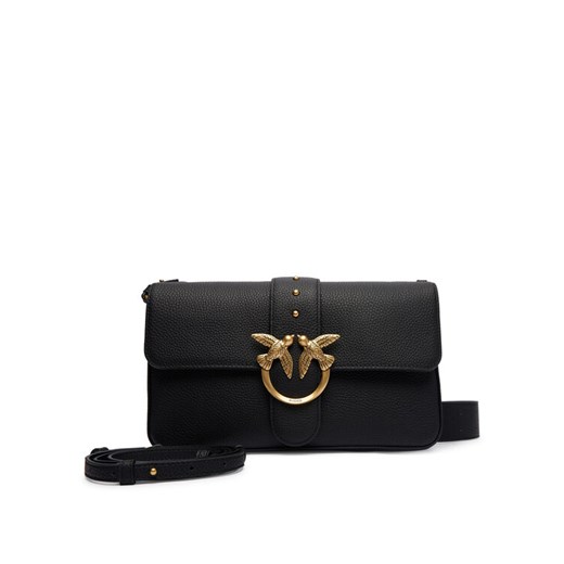 Torebka PINKO Love One Classic Slouchy Fl PLTT 104524 A2OX Czarny ze sklepu eobuwie.pl w kategorii Torebki damskie - zdjęcie 186101680