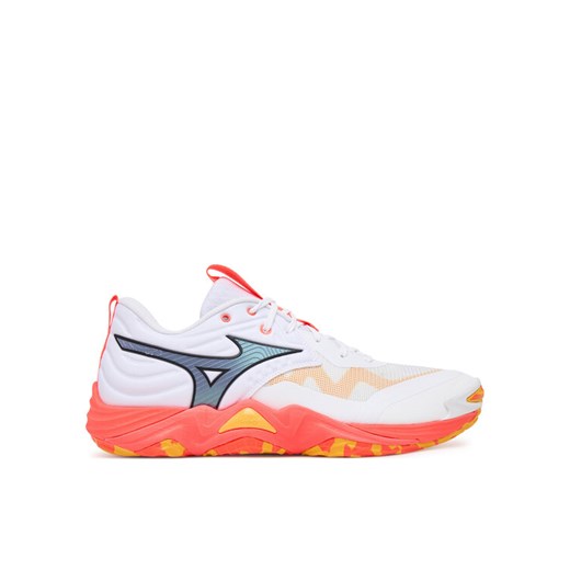 Buty halowe Mizuno Wave Momentum Elite V1GA2512 Pomarańczowy ze sklepu eobuwie.pl w kategorii Buty sportowe męskie - zdjęcie 186101822