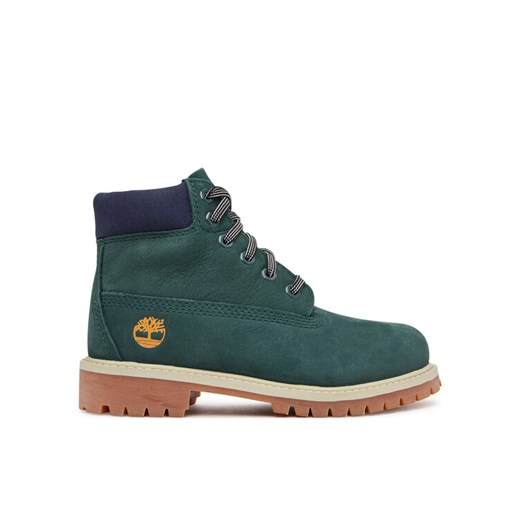 Trapery Timberland Premium 6-Inch Waterproof TB0A2CTGEO61 Zielony ze sklepu eobuwie.pl w kategorii Buty zimowe dziecięce - zdjęcie 186101893