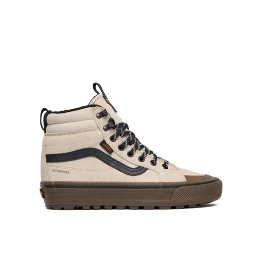 Tenisówki Vans MTE Sk8-Hi Waterproof Insulated VN000DAQZO21 Beżowy ze sklepu eobuwie.pl w kategorii Trampki damskie - zdjęcie 186102041