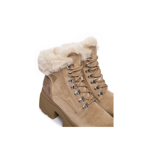 Trzewiki Guess FLFYRL SUE10 Beżowy Guess 38 eobuwie.pl