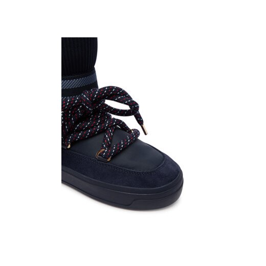 Śniegowce Tommy Hilfiger Tommytech Rwb Snowboot Warm FW0FW09163 Granatowy Tommy Hilfiger 36 eobuwie.pl