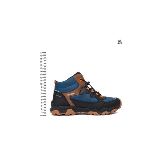 Trekkingi Geox J Magnetar B Abx J463ZC 050FU C0948 D Granatowy Geox 39 eobuwie.pl