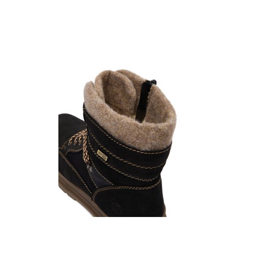 Trzewiki Remonte CEO-D0C77-02 Czarny Remonte 37 eobuwie.pl