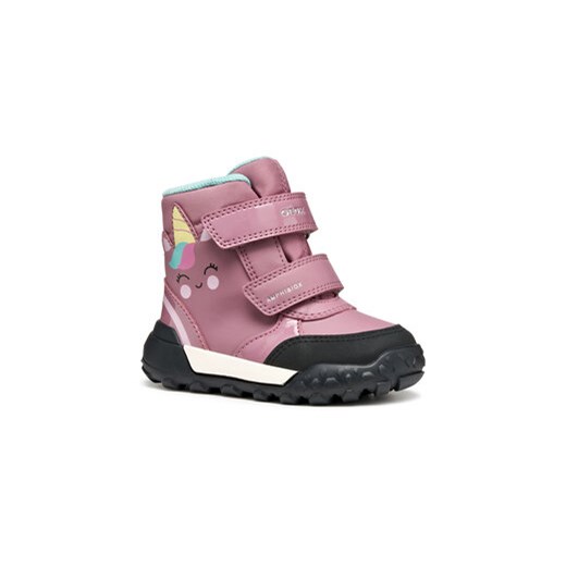 Śniegowce Geox B Trekkyup B Ab B566MD 054FU C8006 S Różowy Geox 25 eobuwie.pl