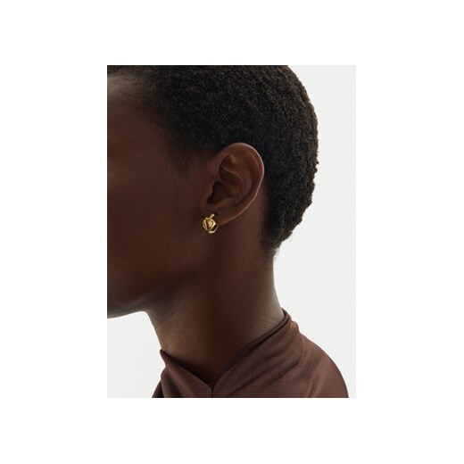 Kolczyki Guess JUBE04 613JW Złoty Guess OS eobuwie.pl