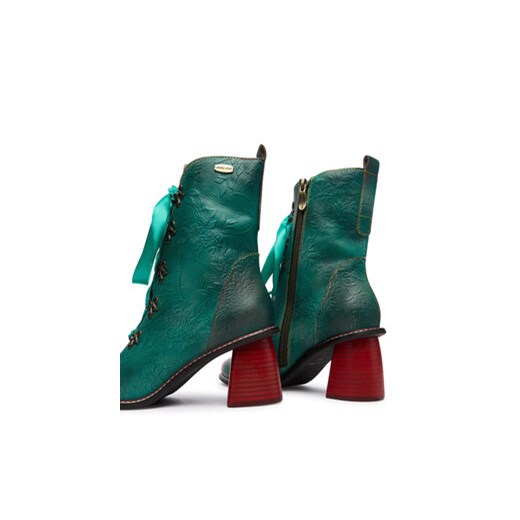 Botki Laura Vita Evcao 311 Zielony Laura Vita 35 eobuwie.pl