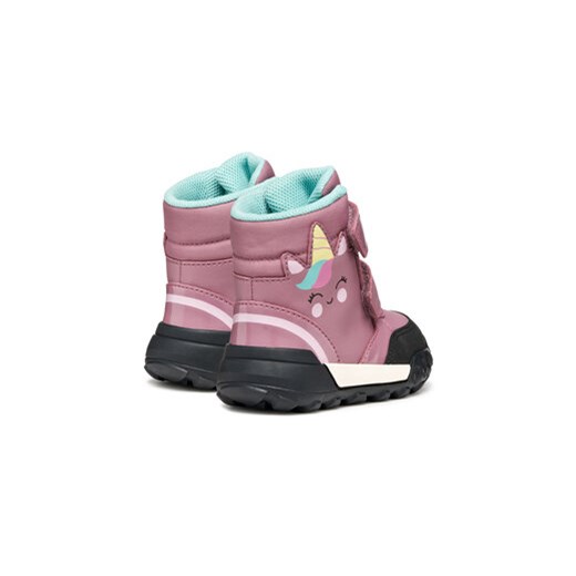 Śniegowce Geox B Trekkyup B Ab B566MD 054FU C8006 S Różowy Geox 25 eobuwie.pl