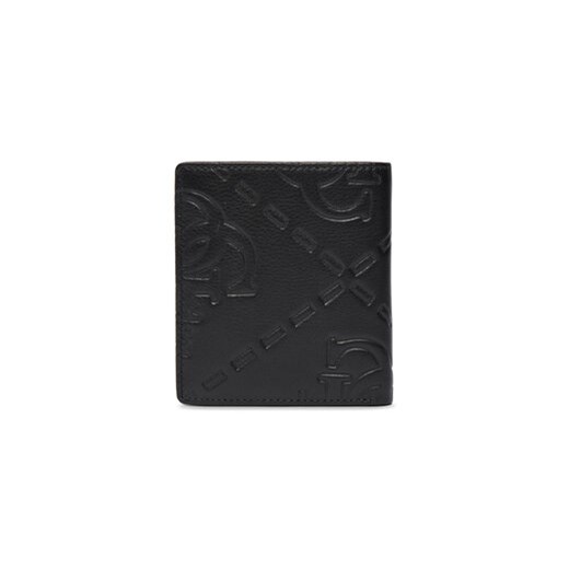 Duży Portfel Męski Guess SMBOMG LEA22 Czarny Guess OS eobuwie.pl