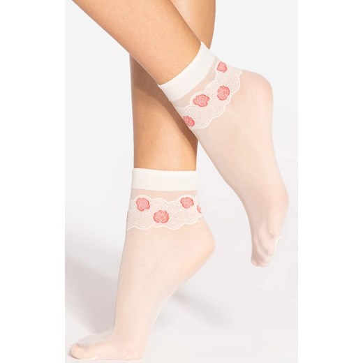 Gatta skarpetki damskie Spring Vibes 10 15 DEN, Kolor kremowy-wzór, Rozmiar uniwersalny, Gatta ze sklepu Primodo w kategorii Skarpetki damskie - zdjęcie 186119133