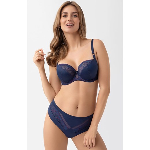 Gorsenia biustonosz miękki soft na drutach ASTRID K970, Kolor granatowy, Rozmiar 100D, Gorsenia ze sklepu Primodo w kategorii Biustonosze - zdjęcie 186119142