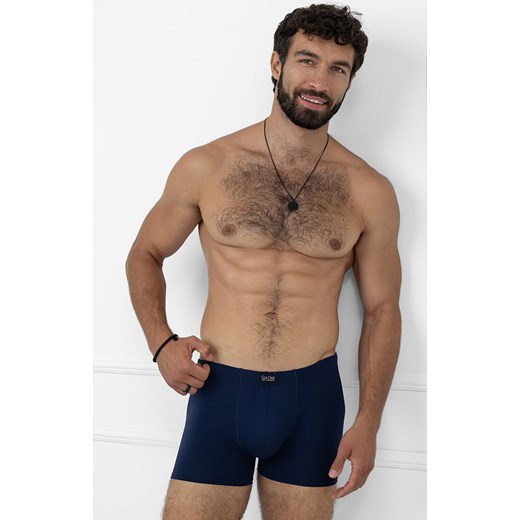 Granatowe bokserki męskie bawełna Apollo, Kolor granatowy, Rozmiar M, Gee One ze sklepu Primodo w kategorii Majtki męskie - zdjęcie 186119172