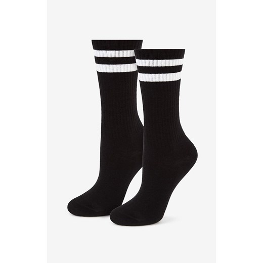 Marilyn czarne skarpetki w sportowym stylu Two Straps, Kolor czarny, Rozmiar 36-40, Marilyn ze sklepu Primodo w kategorii Skarpetki damskie - zdjęcie 186119770
