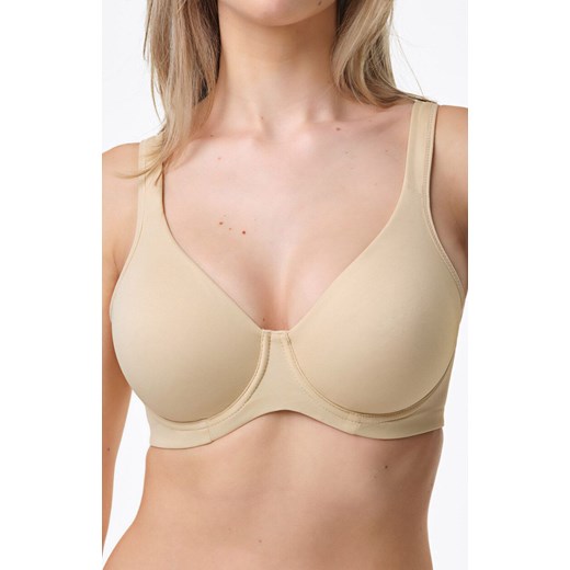 Biustonosz miękki soft beżowy 393, Kolor beżowy, Rozmiar 70D, SPIMAN ze sklepu Primodo w kategorii Biustonosze - zdjęcie 186120064