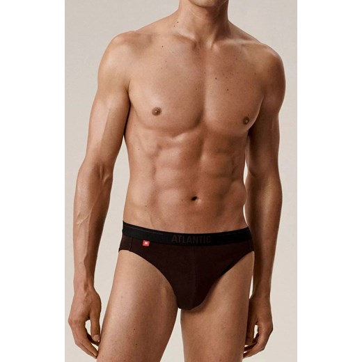 Atlantic 5-pack slipy męskie sport 5SMP-004-BRO/GRF/CZA/SZA/CAB, Kolor czerwono-szary, Rozmiar S, ATLANTIC ze sklepu Intymna w kategorii Majtki męskie - zdjęcie 186120673