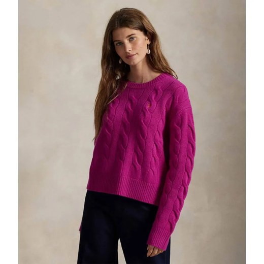 POLO RALPH LAUREN Wełniany sweter | Loose fit | z dodatkiem kaszmiru ze sklepu Gomez Fashion Store w kategorii Swetry damskie - zdjęcie 186122372