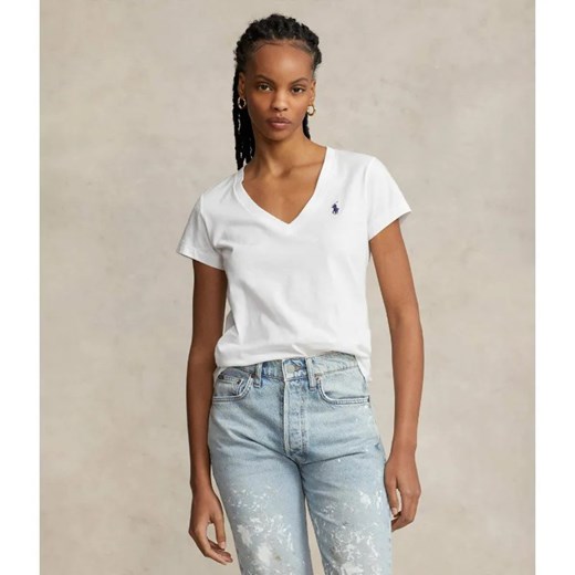 POLO RALPH LAUREN T-shirt | Regular Fit ze sklepu Gomez Fashion Store w kategorii Bluzki damskie - zdjęcie 186122460