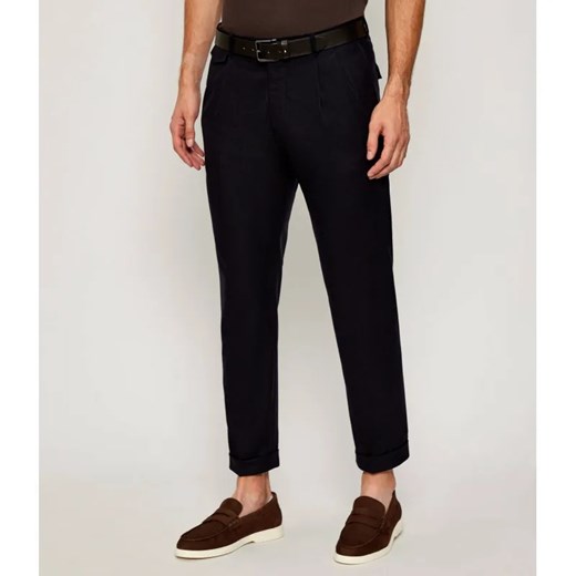 Windsor Wełniane spodnie 13 Sapo | Regular Fit ze sklepu Gomez Fashion Store w kategorii Spodnie męskie - zdjęcie 186124582