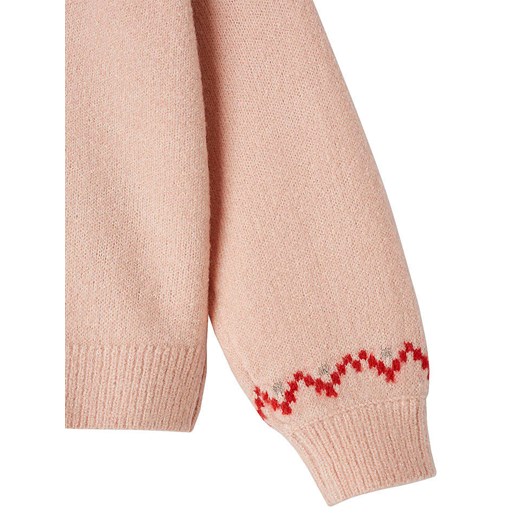 vertbaudet Kardigan w kolorze jasnoróżowo-czerwono-białym Vertbaudet 140 promocja Limango Polska