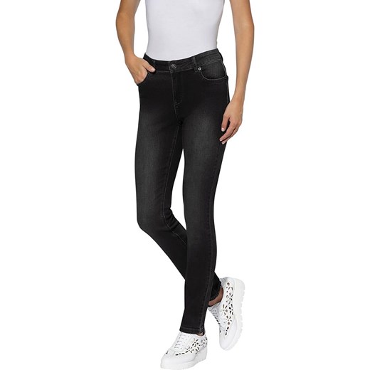 Heine Dżinsy - Slim fit - w kolorze czarnym Heine 42 wyprzedaż Limango Polska