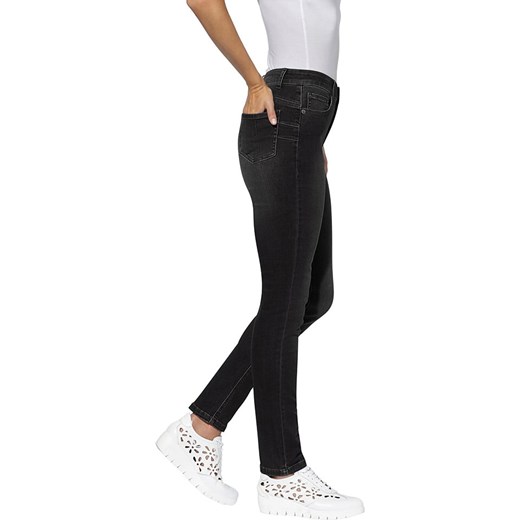 Heine Dżinsy - Slim fit - w kolorze czarnym Heine 42 promocyjna cena Limango Polska