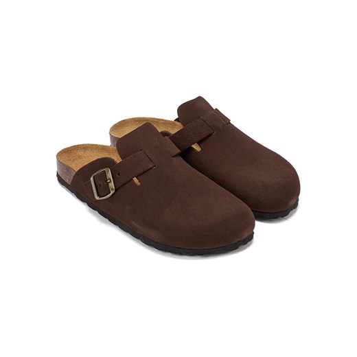 Mandel Skórzane chodaki &quot;Noe&quot; w kolorze brązowym Mandel 39 wyprzedaż Limango Polska