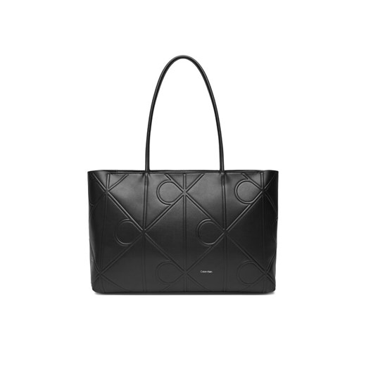 Torebka Calvin Klein LV04F3196G Czarny ze sklepu eobuwie.pl w kategorii Torby Shopper bag - zdjęcie 186124950