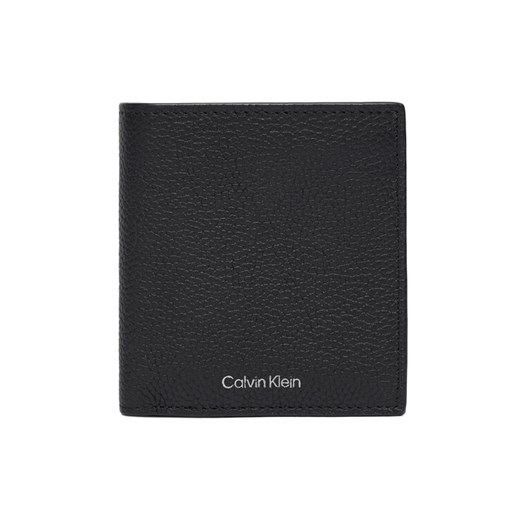 Portfel Calvin Klein Foil Emboss Slim Billfold LV04D1064G Czarny ze sklepu eobuwie.pl w kategorii Portfele męskie - zdjęcie 186124973