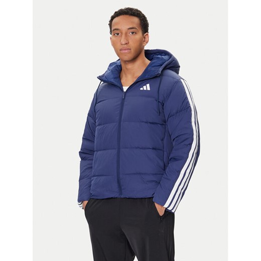 adidas Kurtka puchowa Essentials Climawarm 3-Stripes JX7799 Granatowy Regular Fit ze sklepu MODIVO w kategorii Kurtki męskie - zdjęcie 186125082