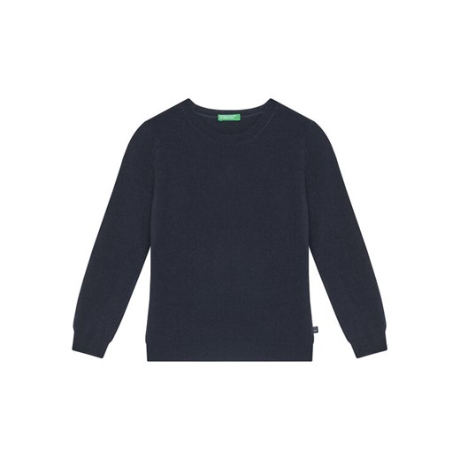 United Colors Of Benetton Sweter 106WC108R Granatowy Regular Fit ze sklepu MODIVO w kategorii Swetry chłopięce - zdjęcie 186125102