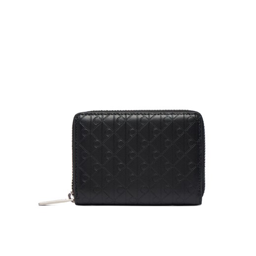 Calvin Klein Portfel Emblem Emboss Zip Coin Pouch LV04D1087G Czarny ze sklepu MODIVO w kategorii Portfele męskie - zdjęcie 186125150