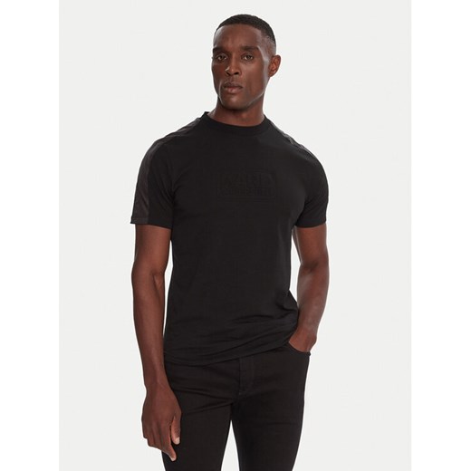 KARL LAGERFELD T-Shirt 755030 554235 Czarny Regular Fit ze sklepu MODIVO w kategorii T-shirty męskie - zdjęcie 186125154